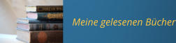 Meine gelesenen Bücher